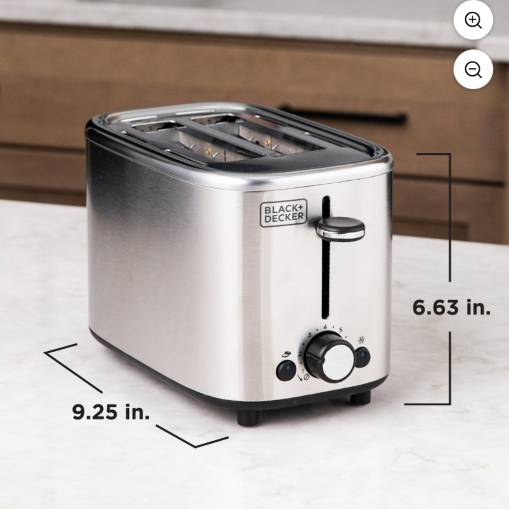 Black & Decker Stainless Steel Toaster